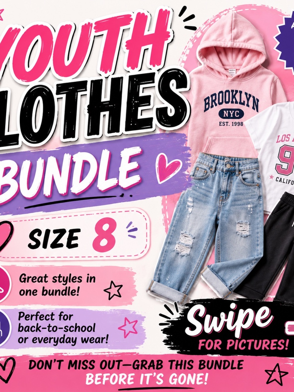 Girls - Size 8 bundle